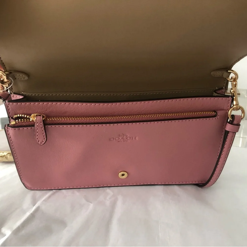 New Coach Anna Clutch/Crossbody in Petal Print - Picture 10 of 13